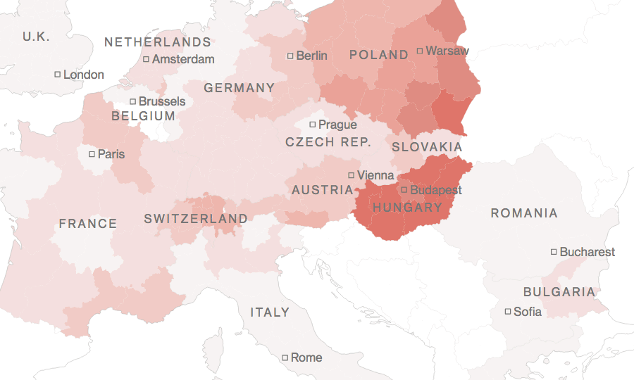 How the Populist Right Is Redrawing the Map of Europe